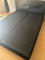 Boxspring, Huis en Inrichting, Ophalen, Gebruikt, Zwart, Tweepersoons