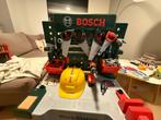 Etabli bosh pour enfants avec scie, tournevis, foreuses, vis, Ophalen, Gebruikt