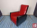 Vintage Relax Zwart-Rood, Huis en Inrichting, Gebruikt, Vintage, 75 tot 100 cm, 50 tot 75 cm