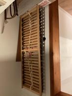 2 bedframes 70 x 200 cm, Huis en Inrichting, Slaapkamer | Bedden, Ophalen, 70 cm of minder, Bruin, Zo goed als nieuw