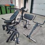 Powertec Plate Loaded Multi Press Bench   + 3  Attatchments, Sport en Fitness, Fitnessmaterialen, Ophalen, Zo goed als nieuw