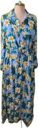 Nieuwe lange bloemenjurk maat 44, Vêtements | Femmes, Robes, Taille 46/48 (XL) ou plus grande, Comme neuf, Bleu, Sous le genou