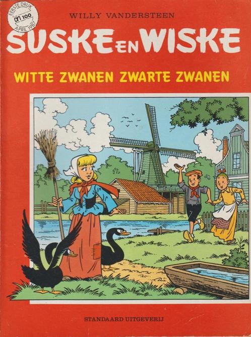suske en wiske witte zwanen /zwarte zwanen 1987, Livres, BD, Utilisé, Une BD, Enlèvement ou Envoi