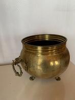 Koperen bloempot, Antiek en Kunst, Curiosa en Brocante, Ophalen