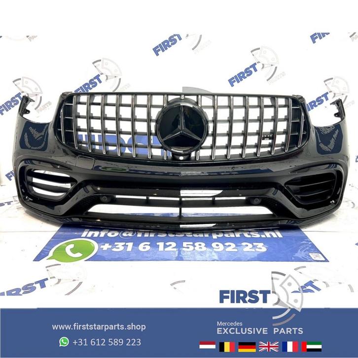 W253 FACELIFT GLC63 AMG VOORBUMPER Mercedes GLC 63 KLASSE BU, Auto-onderdelen, Carrosserie, Bumper, Mercedes-Benz, Voor, Gebruikt