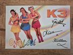 Handtekeningkaart uit 2003 van K3, Verzamelen, Ophalen of Verzenden, 1980 tot heden, Zo goed als nieuw