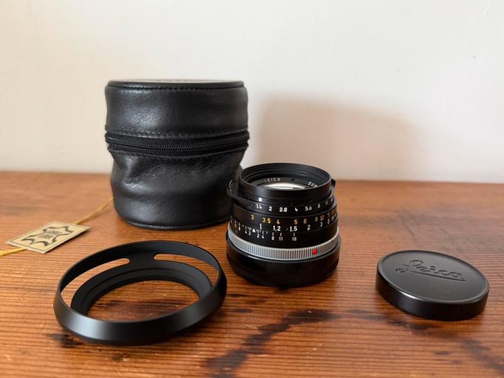Nieuwstaat Leica M Summilux 35mm 1.4 V2 Leitz Lens 35 mm, Audio, Tv en Foto, Foto | Filters, Zo goed als nieuw, Ophalen of Verzenden