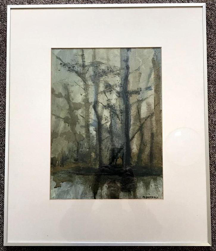 Fritz  Bosteels, Antiek en Kunst, Kunst | Schilderijen | Modern, Ophalen of Verzenden