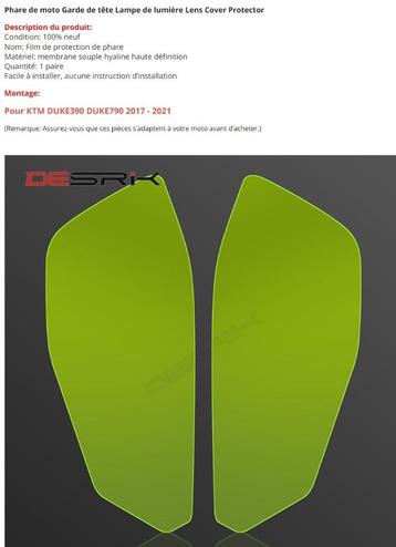 Cover KTM Protector 390 790 disponible aux enchères