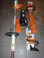 Stihl bosmaaier en heggenschaar, Tuin en Terras, Ophalen, Stihl, Accu, Zo goed als nieuw