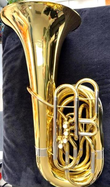 Tuba BB Bass Jupiter 5/4 professionnel, Enlèvement ou Envoi, Comme neuf, Tuba en si bémol, Avec valise ou sac
