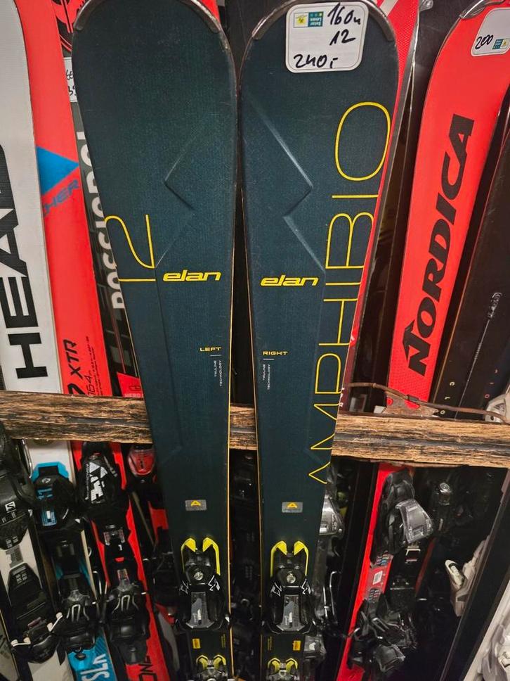160cm ELAN AMPHIBIO 12C, Sport en Fitness, Skiën en Langlaufen, Zo goed als nieuw, Ski's, Ski, Overige merken, Carve, 160 tot 180 cm