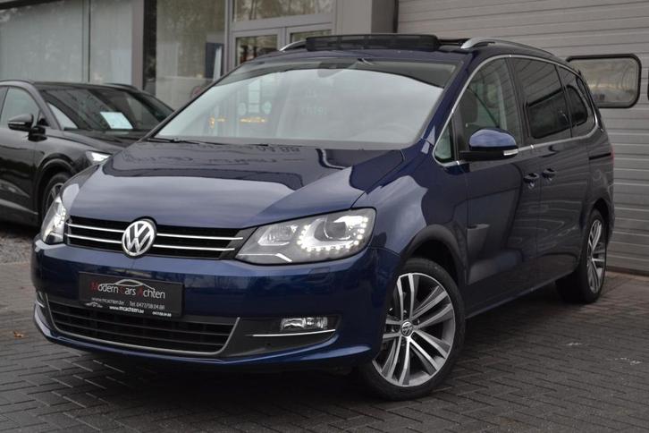 Volkswagen Sharan 2.0 TDI DSG "Highline" 7 zit * Pano dak, Auto's, Volkswagen, Bedrijf, Te koop, Sharan, ABS, Achteruitrijcamera