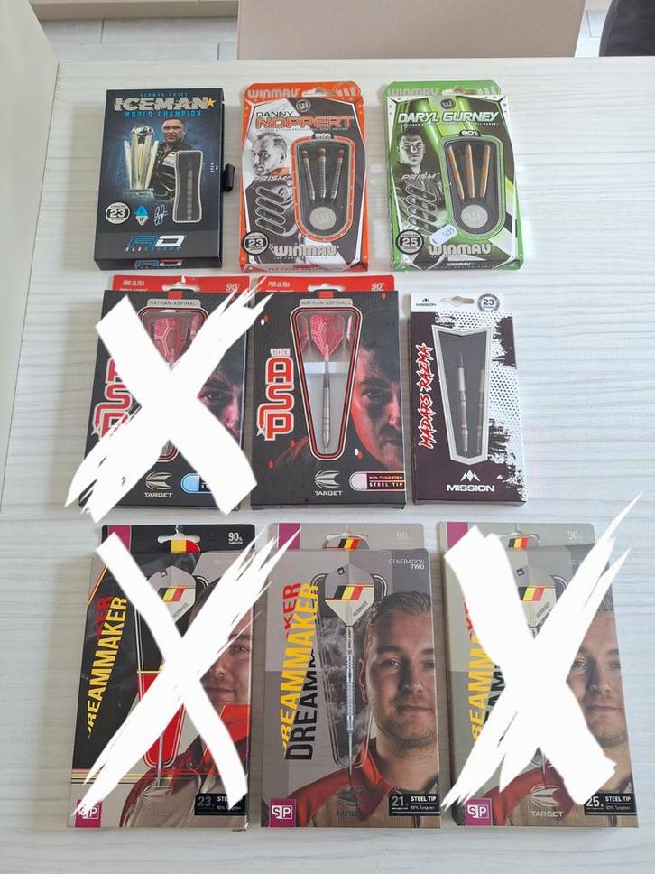 Dartspijlen, Sport en Fitness, Darts, Gebruikt, Ophalen