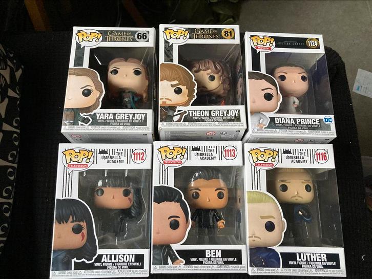 Funko game of thrones & wonder woman (UMBRELLA VERKOCHT), Verzamelen, Poppetjes en Figuurtjes, Zo goed als nieuw, Ophalen of Verzenden