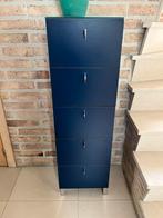 Mooi blauw kastje, Maison & Meubles, Armoires | Casiers, Enlèvement, Comme neuf