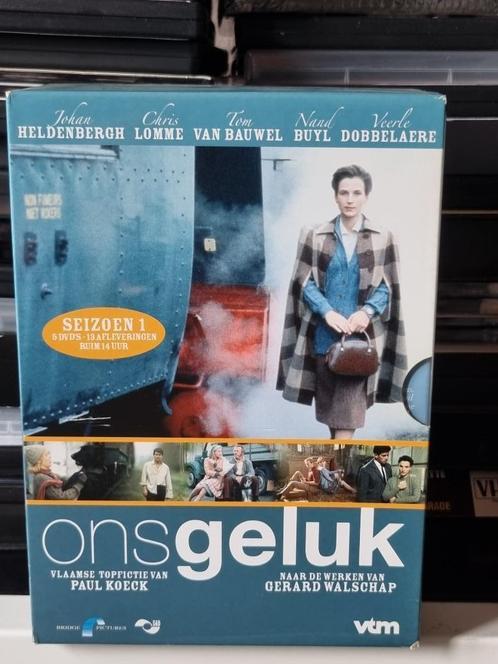 Ons Geluk, seizoen 1 + 2, volledig 26 afl, alle dvd's -20%, CD & DVD, DVD | TV & Séries télévisées, Enlèvement ou Envoi