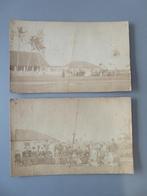 duo 19de eeuwse Koloniale foto,s Tennis Tennisclub, Verzenden, Foto, Zo goed als nieuw, Voor 1940