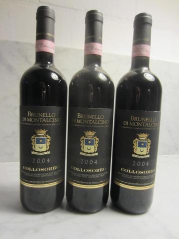 Brunello di Montalcino 2004 (Collosorbo) 3x75cl beschikbaar voor biedingen