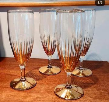Champagneglazen 4 stuks beschikbaar voor biedingen