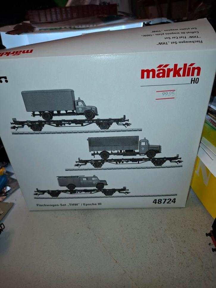 48724 marklin autotransport set in ovp, Hobby en Vrije tijd, Modeltreinen | H0, Zo goed als nieuw, Ophalen of Verzenden