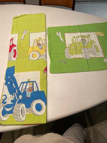 Housse de couette + 1 taie TRACTEUR (140 x 200 cm) beschikbaar voor biedingen