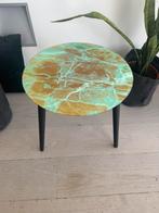 Bijzettafeltje in glas, Ophalen, Zo goed als nieuw, Glas