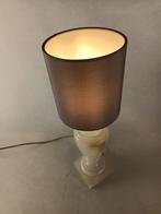 Lampe de table ancienne - base en marbre/Tout à - 50 %, Antiquités & Art, Enlèvement ou Envoi