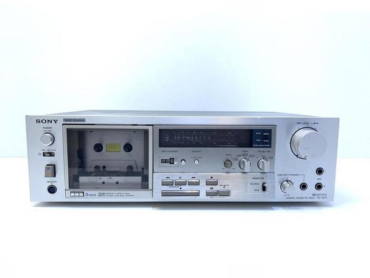 Sony Deck TCK 71 cassette met 3 koppen, Audio, Tv en Foto, Cassettedecks, Sony, Ophalen