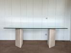 Vintage design travertine eetkamertafel, ca 1980’s, Antiek en Kunst, Ophalen
