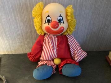 Poupée clown vintage (35 cm), Enlèvement ou Envoi, Utilisé, Poupée