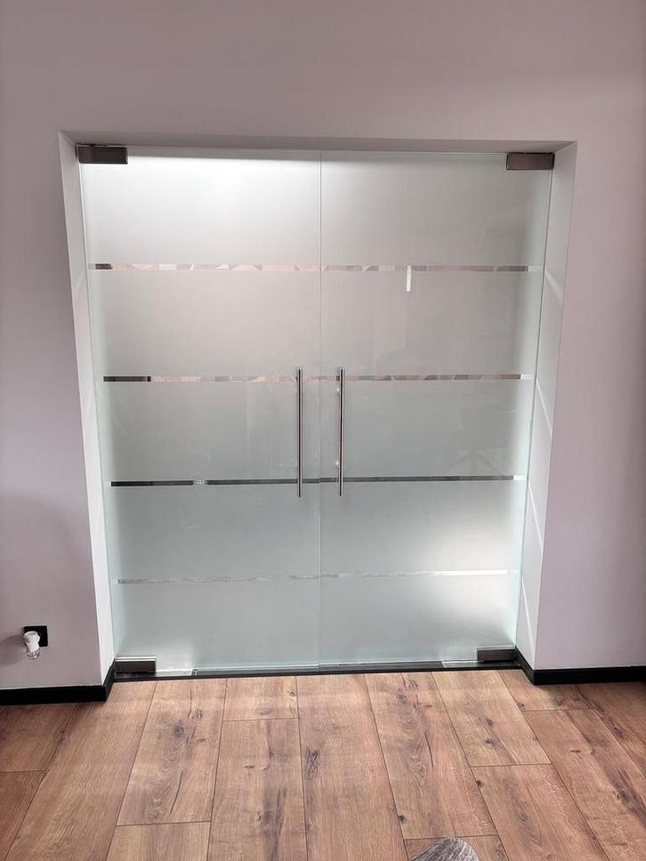 Portes vitrées, Bricolage & Construction, Fenêtres & Moustiquaires, Comme neuf, Enlèvement