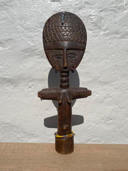 Authentieke Ashante Akuaba Vruchtbaarheidspop | Ghana, Antiek en Kunst, Kunst | Niet-Westerse kunst, Ophalen of Verzenden