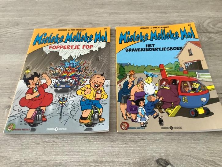 Mieleke Melleke Mol verschillende strips (2017), Boeken, Stripverhalen, Zo goed als nieuw, Meerdere stripboeken, Ophalen of Verzenden