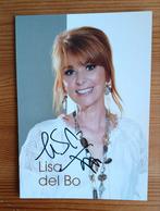 Gesigneerde fotokaart van Lisa del Bo., Verzamelen, Muziek, Artiesten en Beroemdheden, Verzenden, Nieuw, Gesigneerd