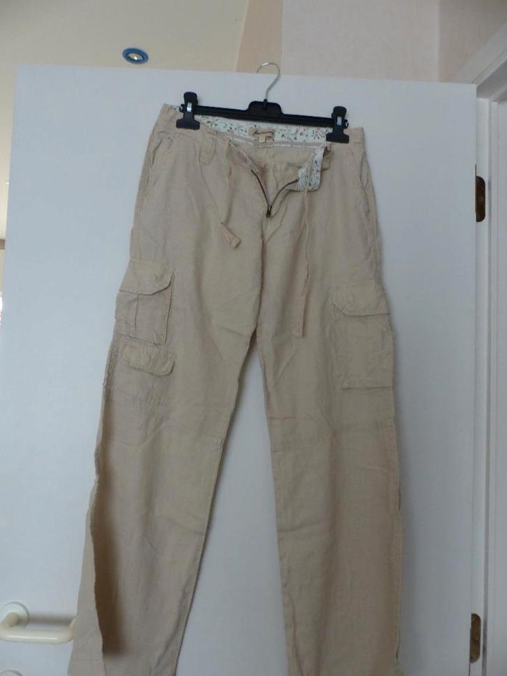 Diverse broeken - maat 36, Kleding | Dames, Broeken en Pantalons, Zo goed als nieuw, Maat 36 (S), Beige, Lang, Ophalen of Verzenden