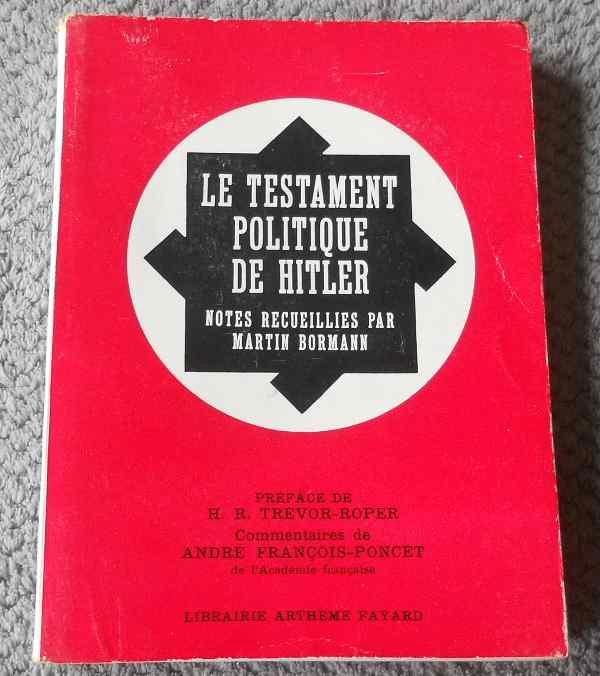 Le testament politique de Hitler, Boeken, Geschiedenis | Wereld, Gelezen, Europa, 20e eeuw of later, Ophalen of Verzenden
