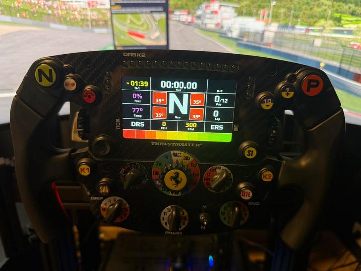 Thrustmaster TSXW + Ferrari SF1000 stuur + TLCM pedals, Computers en Software, Joysticks, Ophalen