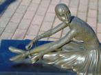 standbeeld van een ballerina in brons gesigneerd, CHIPARUS, Antiek en Kunst, Ophalen, Brons