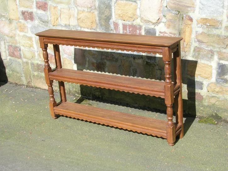 Antieke console in Franse eik, Huis en Inrichting, Woonaccessoires | Etagères, Ophalen