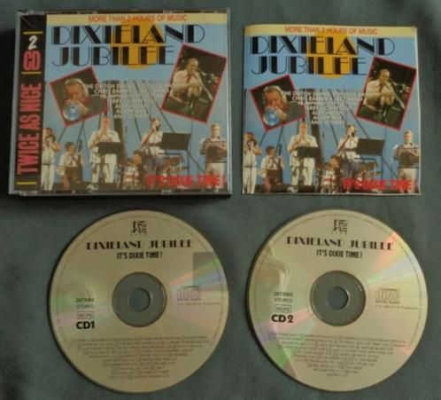 DIXIELAND JUBILEE it's dixie time 2-CD BOX 40 tr 1988 JAZZ L, Cd's en Dvd's, Cd's | Jazz en Blues, Gebruikt, Jazz, Ophalen of Verzenden