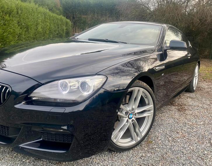 BMW 640d bi turbo 313cv euro5, Auto's, BMW, Particulier, 6 Reeks, Bluetooth, Diesel, Euro 5, Coupé, 2 deurs, Automaat, Blauw, Zwart