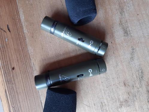 2 professionele condensatormicro's C4 Behringer, Audio, Tv en Foto, Professionele apparaten, Zo goed als nieuw, Audio, Ophalen