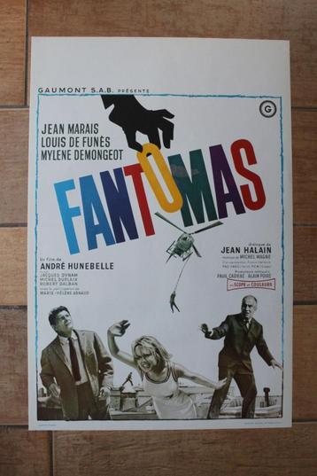 filmaffiche Louis De Funes Fantomas 1964 filmposter beschikbaar voor biedingen