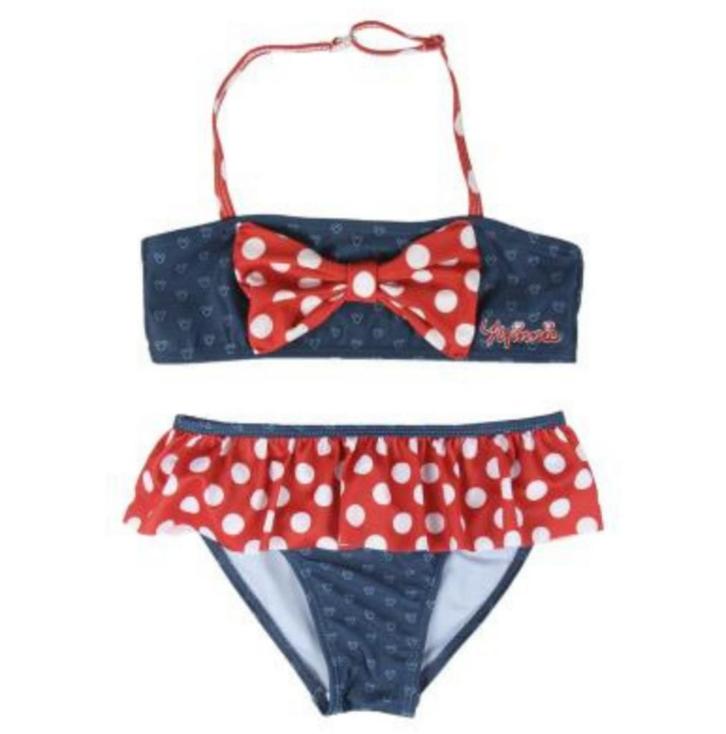 Minnie Mouse Bikini - Maat 122/128 - 134/140 - Disney, Kinderen en Baby's, Kinderkleding | Kinder-zwemkleding, Nieuw, Bikiniset