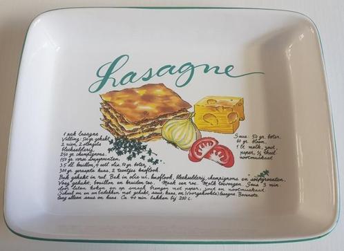 Lasagne ovenschaal met recept en afbeeldingen, Maison & Meubles, Cuisine | Vaisselle, Utilisé, Balance ou Balances, Autres styles