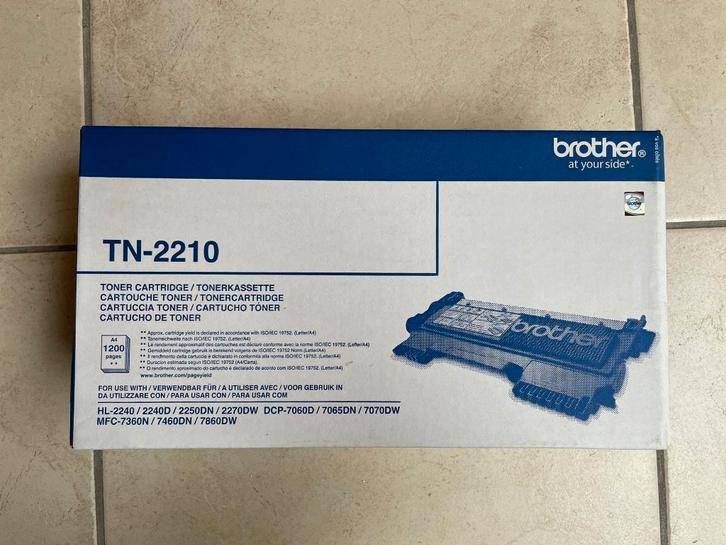 Brother TN-2210 - Tonercartridge / Zwart, Computers en Software, Printerbenodigdheden, Nieuw, Cartridge, Ophalen
