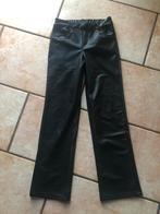 Zwarte leather look meisjesbroek maat 152, Enfants & Bébés, Vêtements enfant | Taille 152, Enlèvement, Comme neuf, Fille, Pantalon