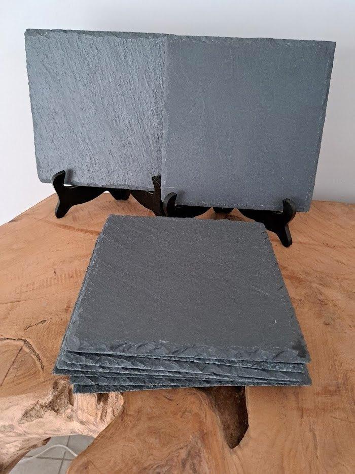 leisteen borden 11 stuks, Huis en Inrichting, Keuken | Servies, Zo goed als nieuw, Bord(en), Ophalen of Verzenden