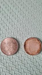 2 10 gulden zilveren munten, Postzegels en Munten, Munten | Nederland, Ophalen of Verzenden, 10 gulden
